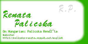 renata palicska business card